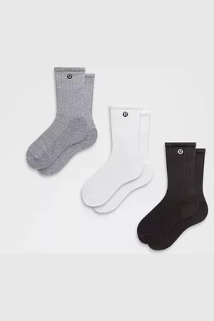 Lululemon Unisex Daily Essential Crew Socks 3 Pack