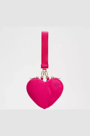 Lululemon Dual Pouch Wristlet Bag Heart