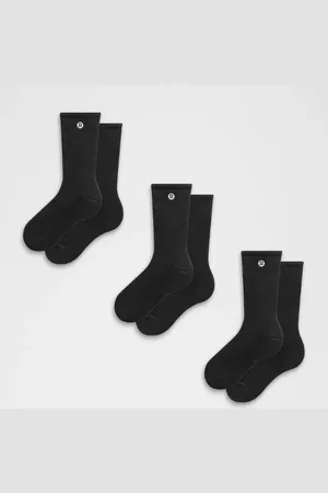 Lululemon Unisex Daily Essential Crew Socks 3 Pack