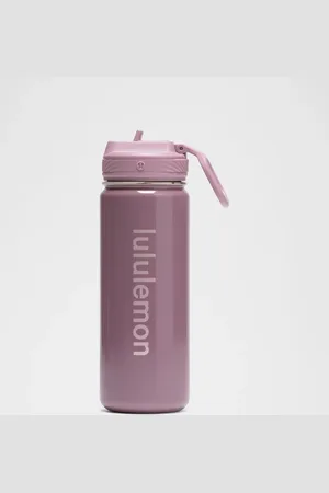 Lululemon Back to Life Sport Bottle 18oz Straw Lid Shine