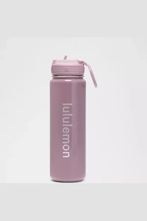 Lululemon Back to Life Sport Bottle 24oz Straw Lid Shine