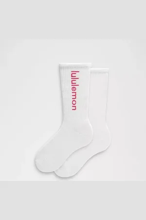 Lululemon Unisex Daily Essential Crew Socks Wordmark