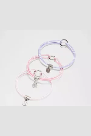 Lululemon Logo Charm Hair Ties 3 Pack