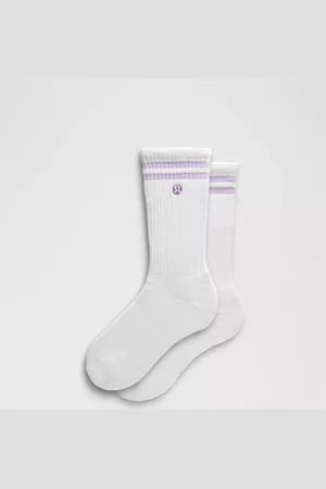 Lululemon Unisex Daily Essential Crew Socks Stripe