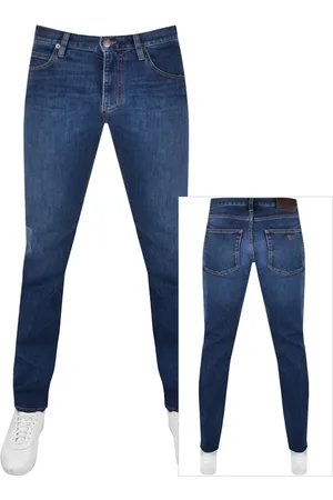 Emporio Armani Emporio J06 Slim Fit Jeans Mid Wash