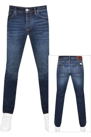 Pretty Green Erwood Slim Fit Mid Wash Jeans