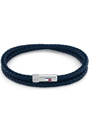 Tommy Hilfiger Leather Double Wrap Bracelet