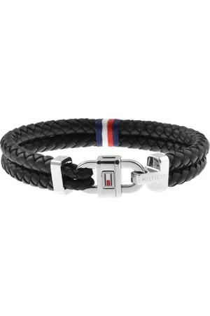 Tommy Hilfiger Braided Leather Bracelet
