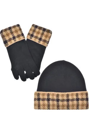 Aquascutum Beanie Hat And Gloves Set
