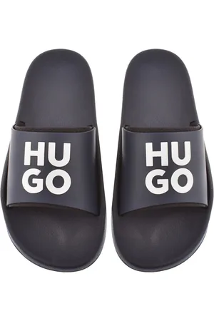 Mens hugo cheap boss sliders sale