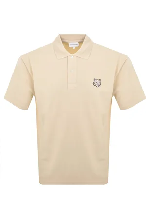Maison Kitsuné Fox Head Patch Polo T Shirt