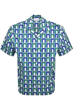 Lacoste Patterned Short Sleeved Shirt