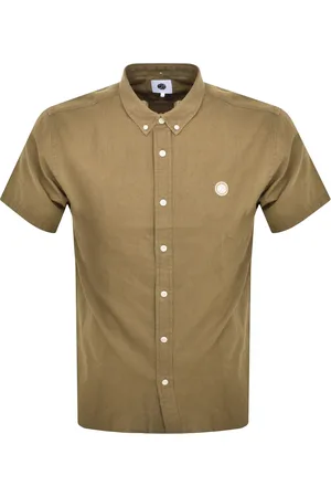 Pretty Green Short Sleeve Linen Shirt