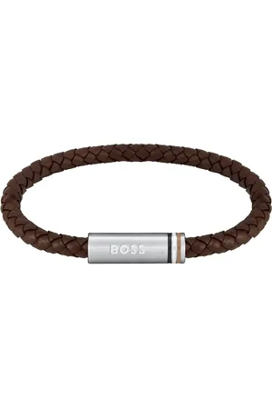 HUGO BOSS BOSS Aresi Braided Leather Bracelet