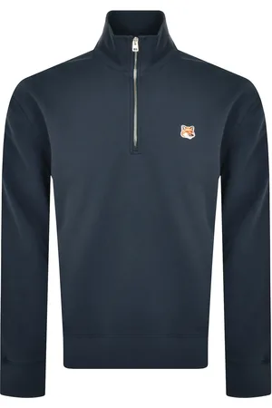 Maison Kitsuné Half Zip Sweatshirt