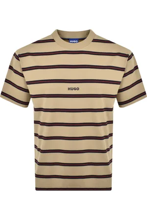 Hugo Blue Nistripo Striped T Shirt