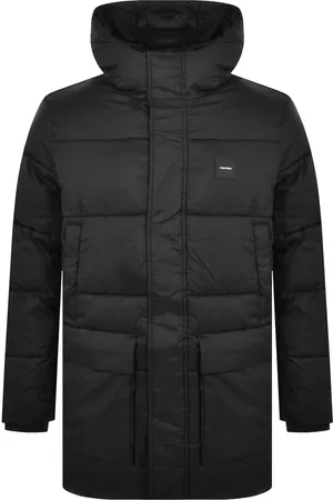 Calvin Klein Long Hooded Puffer Jacket