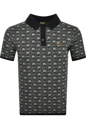 Fila Geo Pattern Polo T Shirt