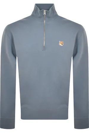 Maison Kitsuné Half Zip Sweatshirt