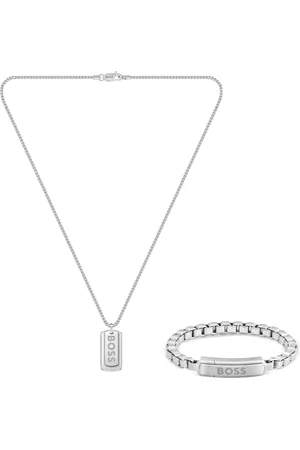 HUGO BOSS BOSS Devon Necklace And Bracelet Gift Set
