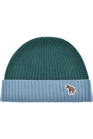 Paul Smith Rib Zebra Lambswool Beanie Hat