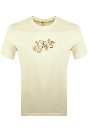 Nike Sportswear Festive Logo T Shirt Coconut Milk