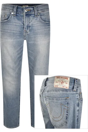 True Religion Rocco Mid Wash Relaxed Skinny Jeans