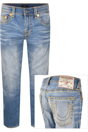True Religion Rocco Mid Wash Relaxed Skinny Jeans