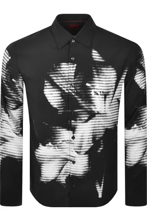 HUGO BOSS Ermo Patterned Slim Fit Shirt
