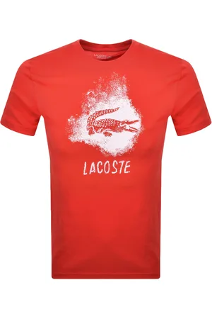 Lacoste Sport Crew Neck Graphic T Shirt