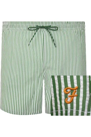 Farah Farah Colbert Seersucker Stripe Swim Shorts