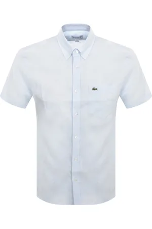 Lacoste Short Sleeved Linen Shirt