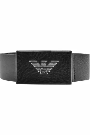 Emporio Armani Emporio Logo Leather Belt