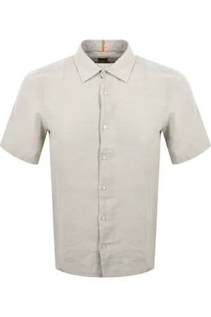 HUGO BOSS BOSS Rash 2 Short Sleeved Linen Shirt