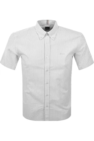 HUGO BOSS BOSS Short Sleeve Roan Striped Shirt