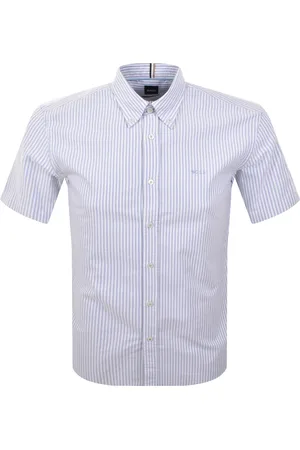 HUGO BOSS BOSS Short Sleeve Roan Striped Shirt