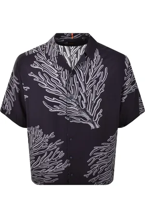 HUGO BOSS BOSS Lapisy Relaxed Fit Shirt Dark Blue