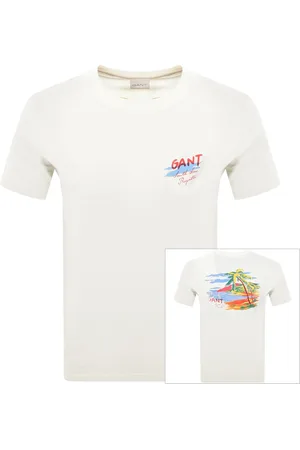 GANT Regular Fit Graphic T Shirt