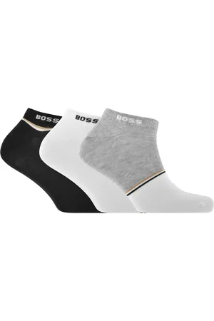 HUGO BOSS BOSS 3 Pack Logo Ankle Socks