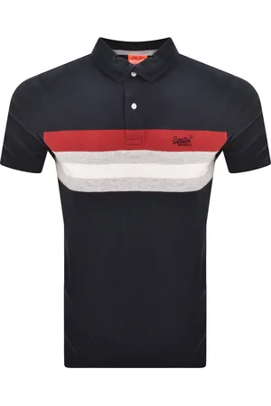 Superdry Stripes Polo T Shirt
