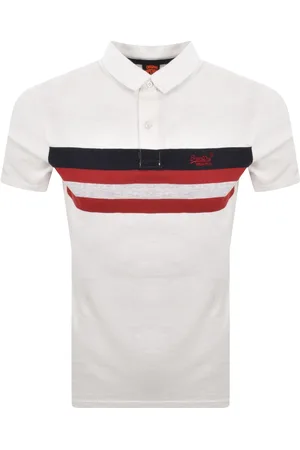 Superdry Stripes Polo T Shirt
