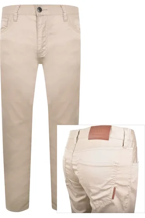Armani Exchange J13 Slim Fit Trousers Plaza Taupe