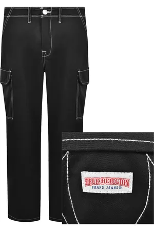 True Religion Big T Cargo Trousers Jet