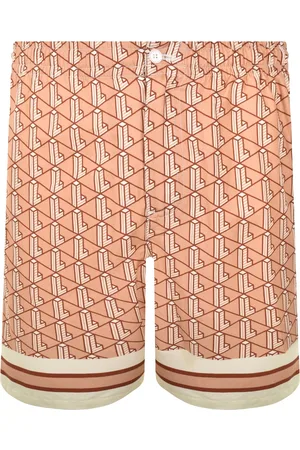 Lacoste Monogram Print Shorts
