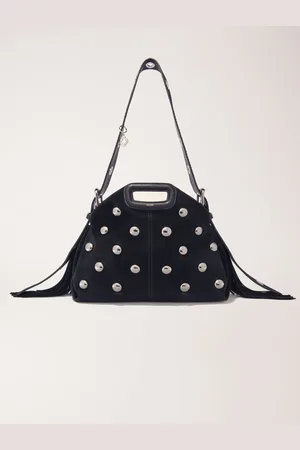 Maje Miss M Suede Studded Bag
