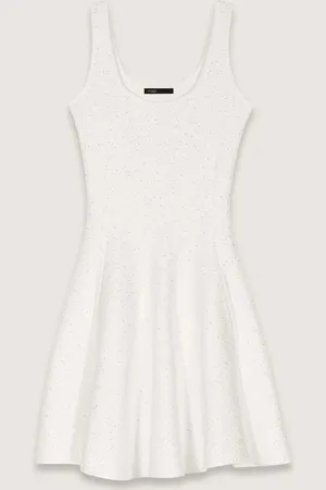 Maje Sequin Knit Short Dress