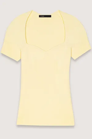 Maje Rib Knit Top