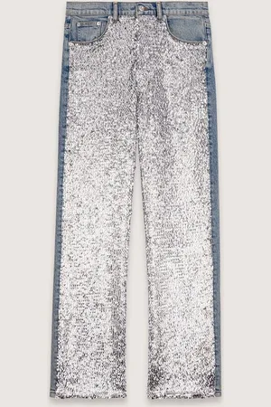 Maje Sequinned Jeans