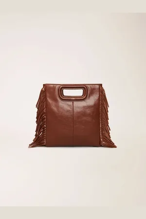 Maje Crackled Leather M Bag