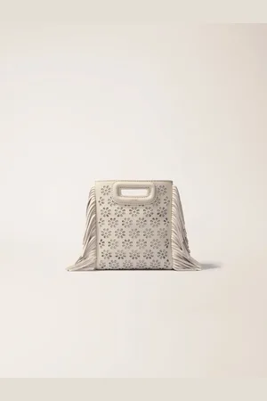 Maje Perforated Leather Mini M Bag